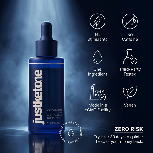 Justketone - Ketone Drops Less Food Noise